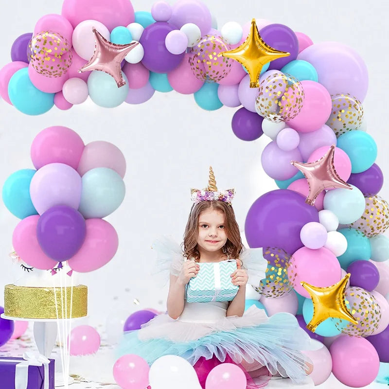 Unicorn Party Decoration Disposable Tableware Unicorn Birthday Party Decorations Kids Baby Shower Girl Birthday Party Supplies