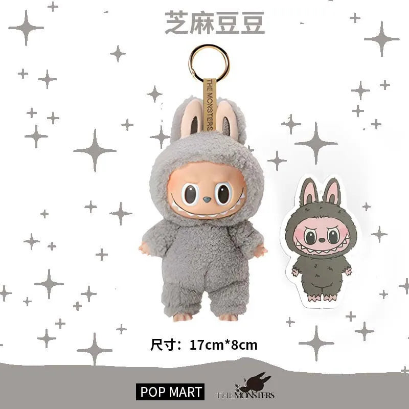 Labubu The Monsters Heartbeat Macaron Enamel Face Pvc Figurine Tabletop Ornament Kawaii Doll Kid Birthday Gift