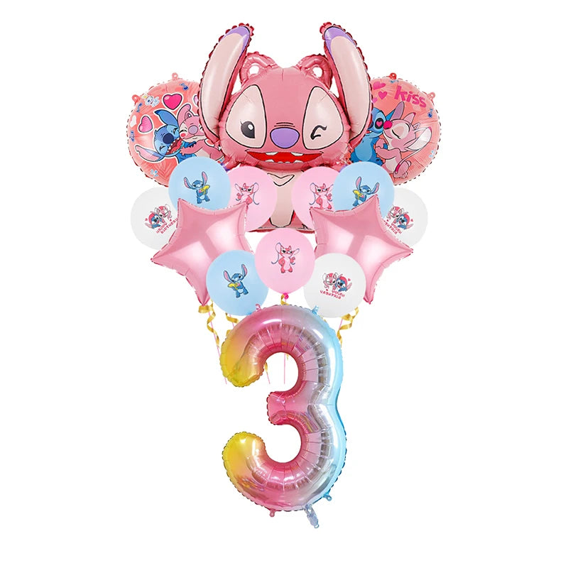 Lilo And Stitch Birthday Decorations Stitch Birthday Girl Party Decor Supplies Balloons Backdrop Banner Plates Cups Tablecloth