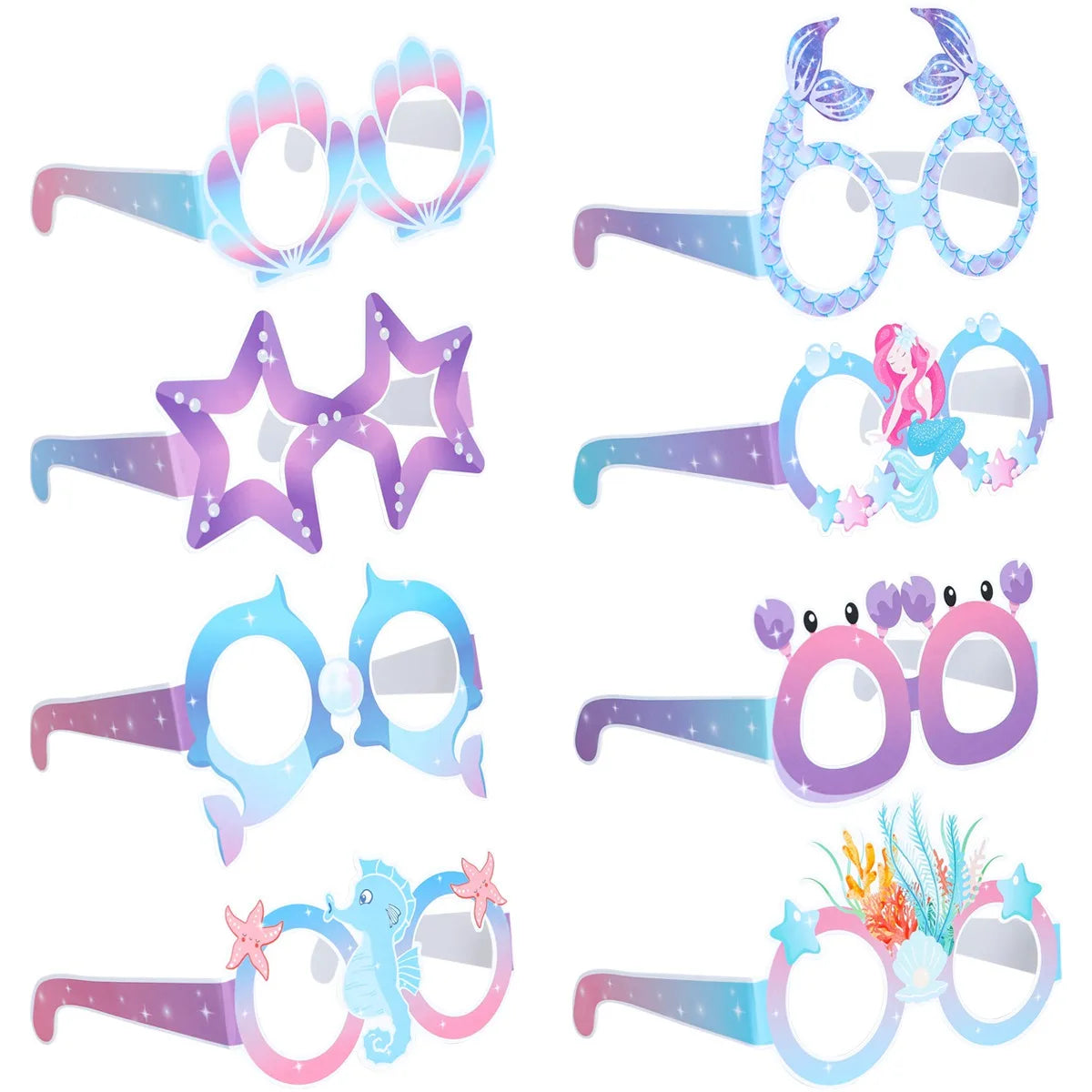 Mermaid Party Disposable Tableware Banner Mermaid Birthday Party Decorations Girl Under the Sea Party Decoration Baby Shower
