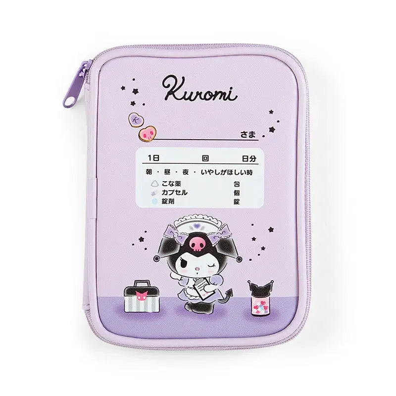 Sanrio Hello Kitty Medicine Bag Mini Cartoon Cosmetic Bags Portable First Aid Kit Home Outdoor Travel Treatment Storage Packs