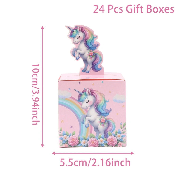 Unicorn Party Supplies Rainbow Unicorn Paper Plates Cups Napkin for Baby Shower First Girls Birthday Party Decorations