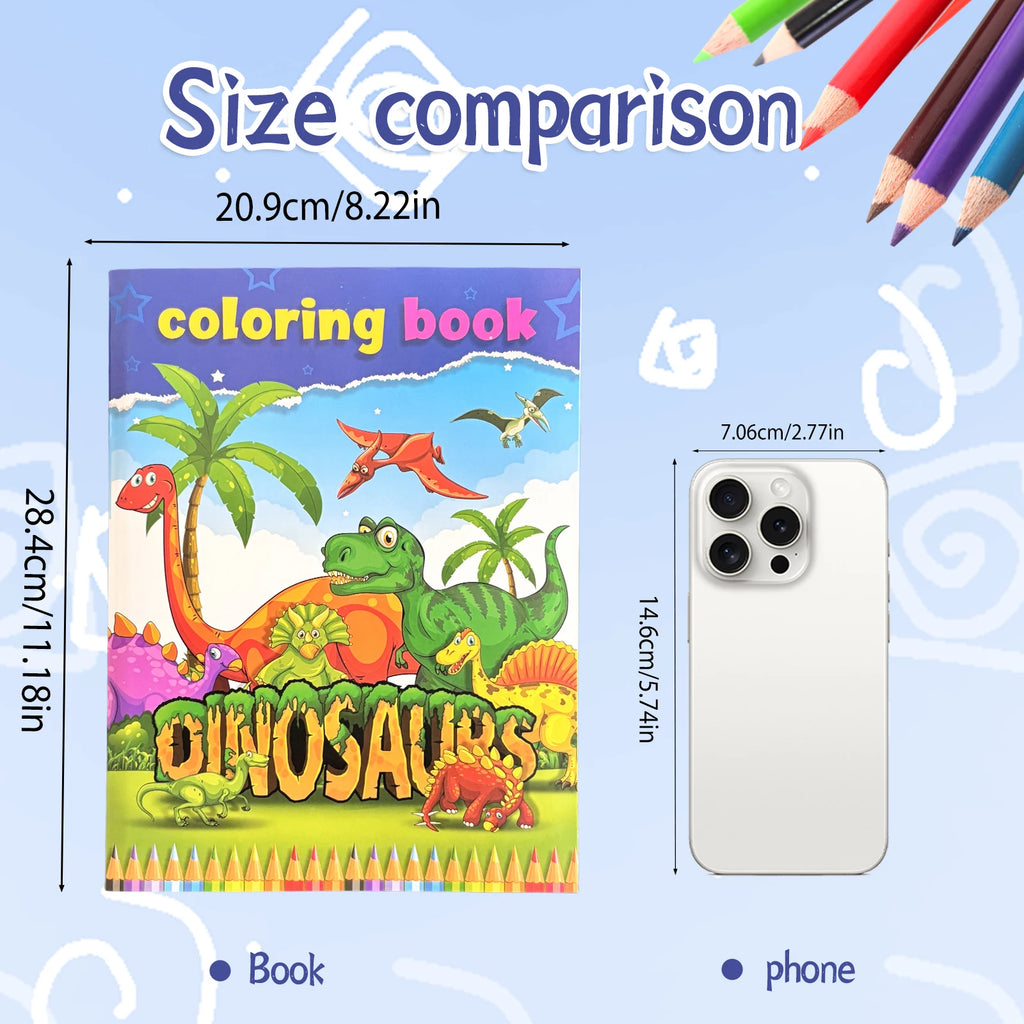 Children's Drawing Book Coloring Drawing Book Color Filling Graffiti Picture Book Painting Educational Toy Gift Concentration