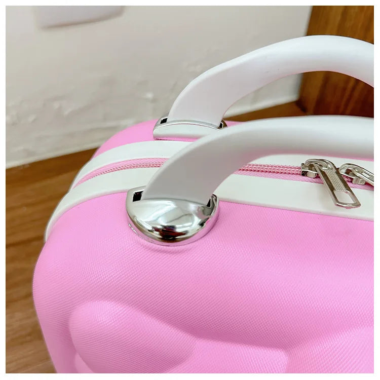 Hello Kittys Trolley Case Girls Sanrioed Universal Wheel Trolley Portable Suitcase Cartoon Travel Boarding Case Kids Toys Gift