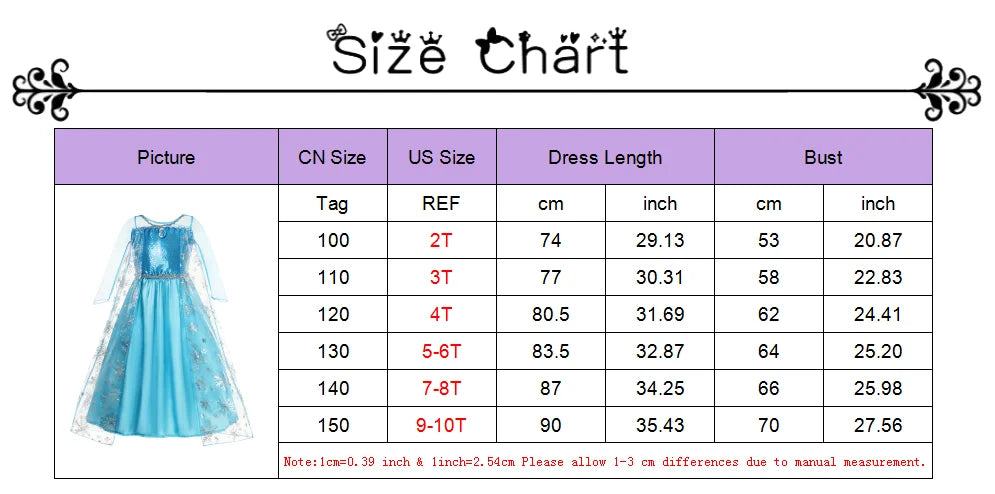2025 Carnival Party Ball Dress, children's dress Princess dress, Cosplay Princess dress + accessories