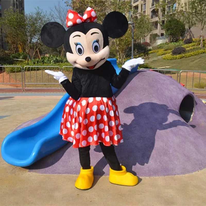 Blue Lilo & Stitch Mascot Costume Mouse Mickey Minnie Cartoon character Cosplay Advertising Fancy Dress Animal Carnival Party Su