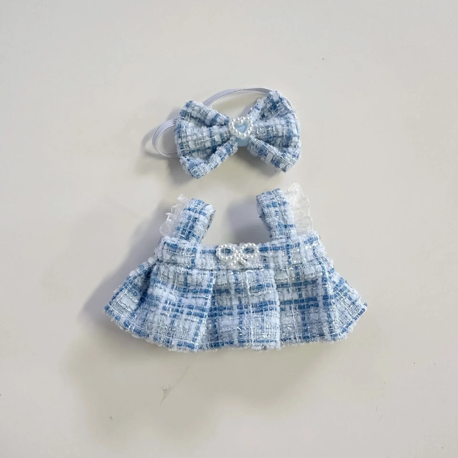 17cm Mini Plush Doll'S Clothes Outfit Accessories For Korea Kpop Exo Labubu Idol suit Clothing Gift