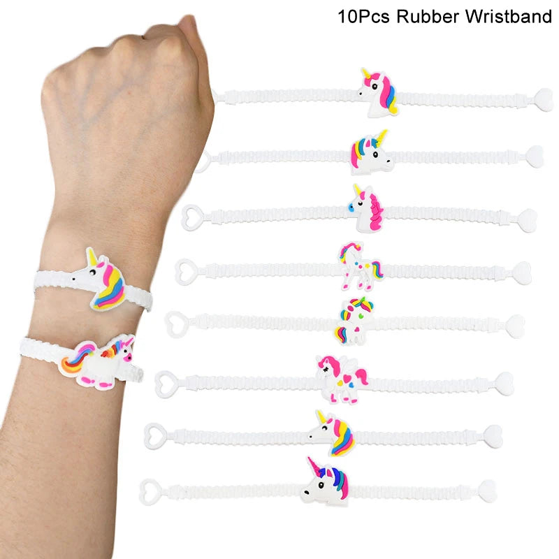 1Set Rainbow Unicorn Balloon 32 inch Number Foil Balloons 1st Kids Unicorn Theme Birthday Party Decorations Baby Shower Globos