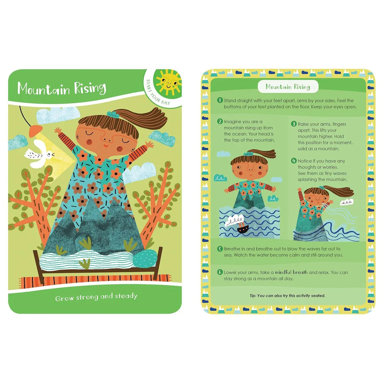 Mindfulness Game for Kids - 50 Mindfulness Activities for Kindness, Focus and Calm Mindful Talk Cards for Children and Parents C