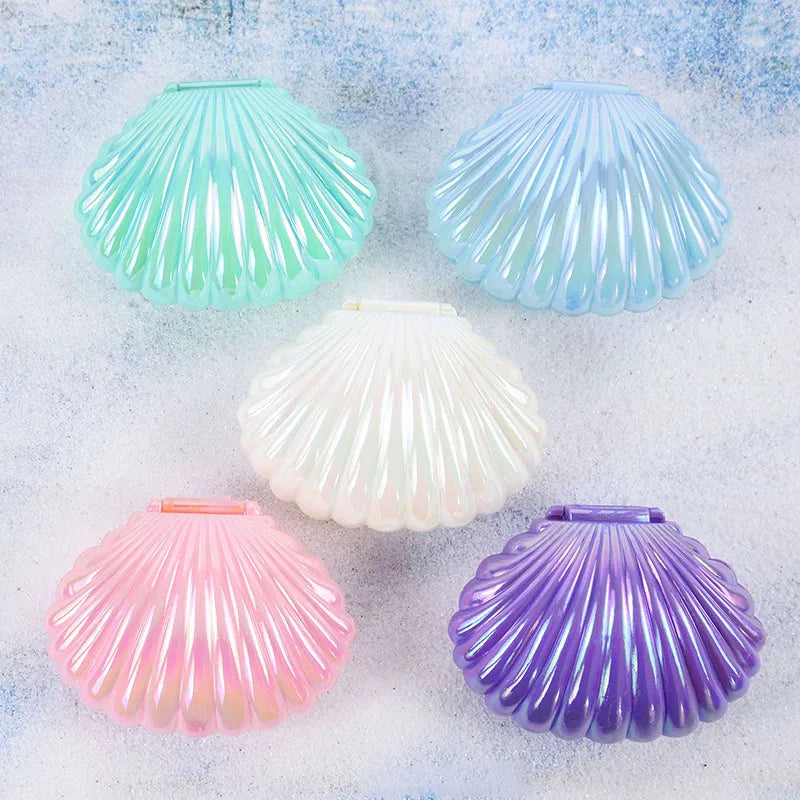 5/10pcs Colorful Shell Candy Boxes Mermaid Birthday Party Biscuit Gift Packaging Jewelry Storage Box Baby Shower Wedding Decor