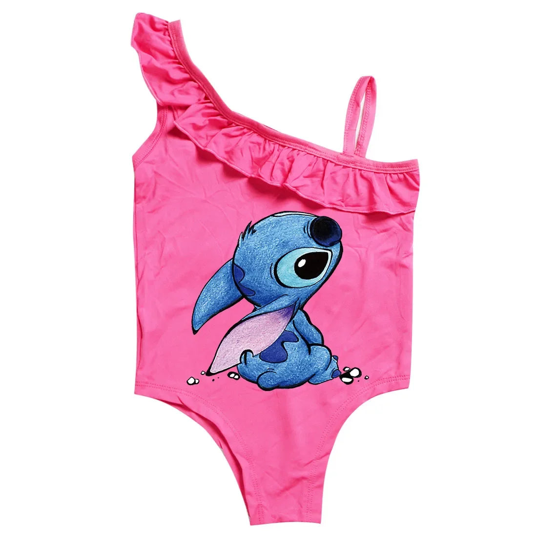 Girls Lilo Stitch Swimsuit One-Piece Swimwear Kid Stitch Princess Swimsuit Beachwear Children Clothes 3-10Years Birthday Gifts
