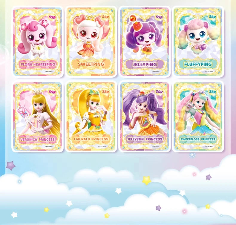 Kawaii Catch Teenieping  Teenieping Collection Card Mysterious Box Classic Tr Card Blind Box Colored Christmas Gift For Kids Toy