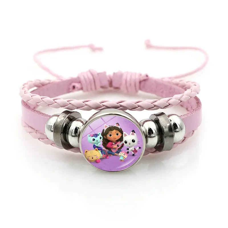 Gabby Dollhouse Bracelet Anime Cartoon Character Derivative Peripherals Bangles Cute Bracelets Baby Show Birthday Christmas Gift