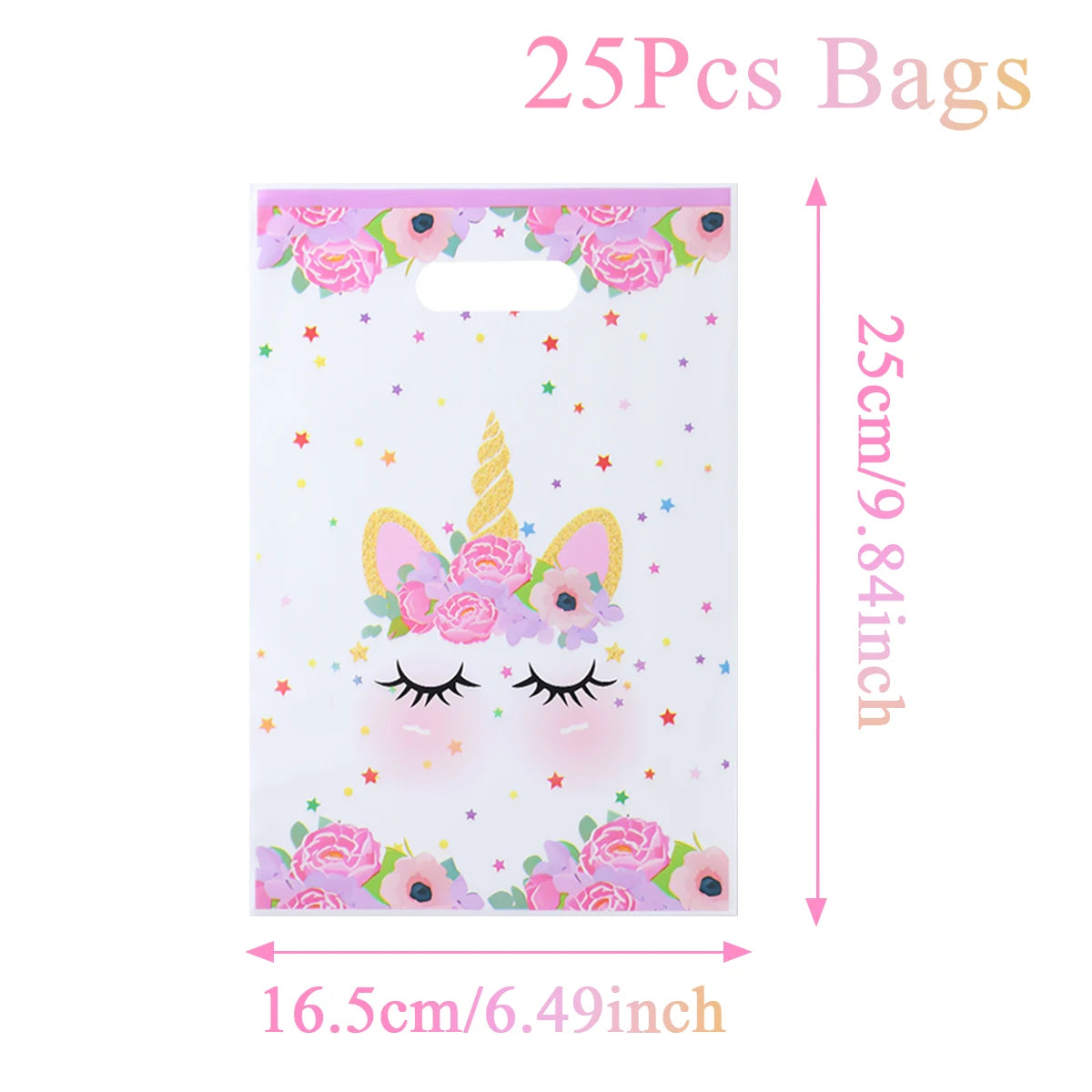 Rainbow Unicorn Handbag Candy Bag Happy 1st Birthday Party Decorations Kids Favors Gift Unicorn Box Baby Shower Girls Supplies