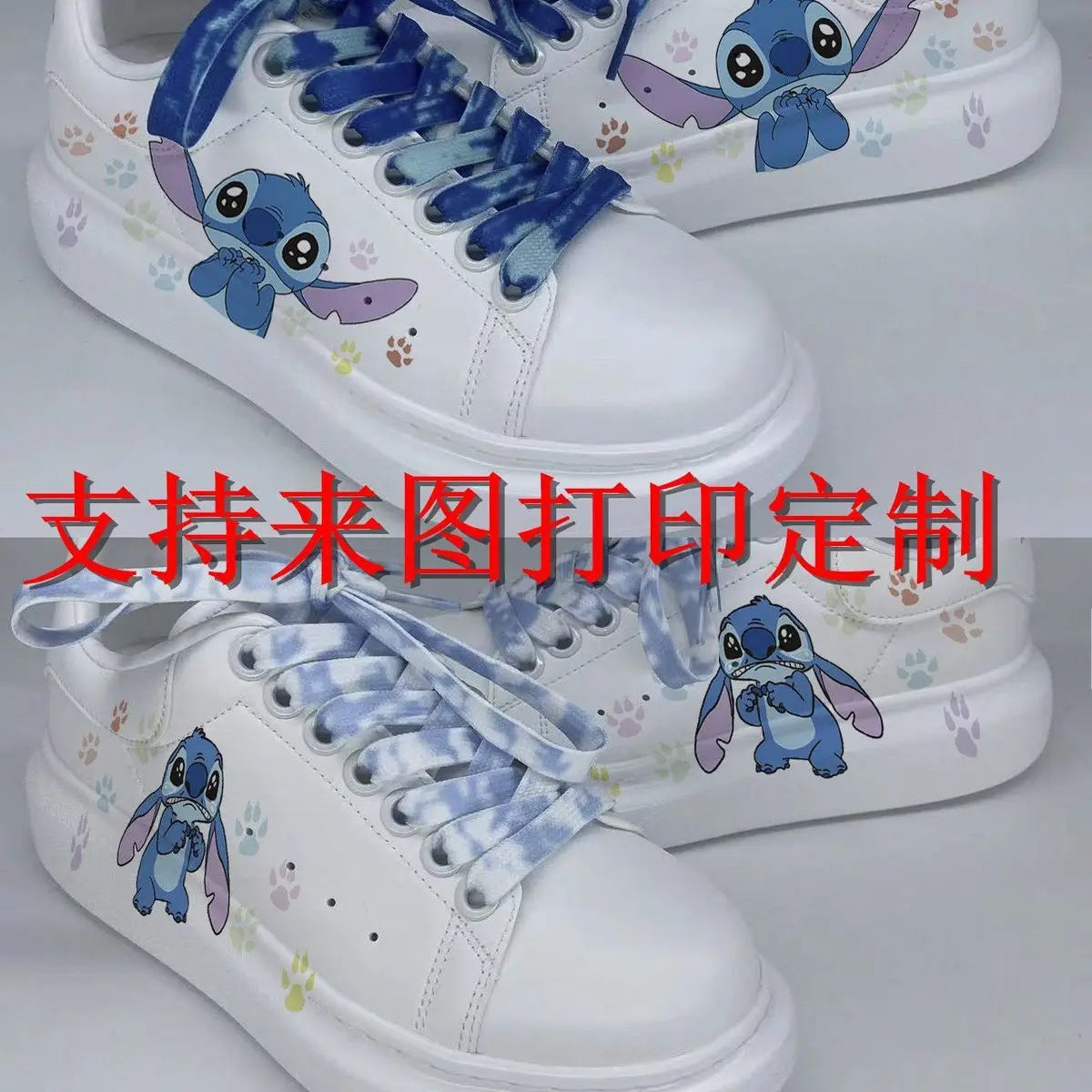 Lilo & Stitch Sneakers Kawaii Cartoon Stitch Shoes Little Monster Pattern Shoes Fashion Casual Sports Shoes