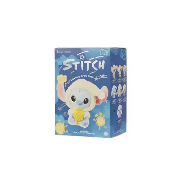 Miniso Stitch Eat Something Before Sleep Series Blind Box Plush Vinyl Toys Cute Doll Replica Mystery Box Bag Pendant Decor Gift