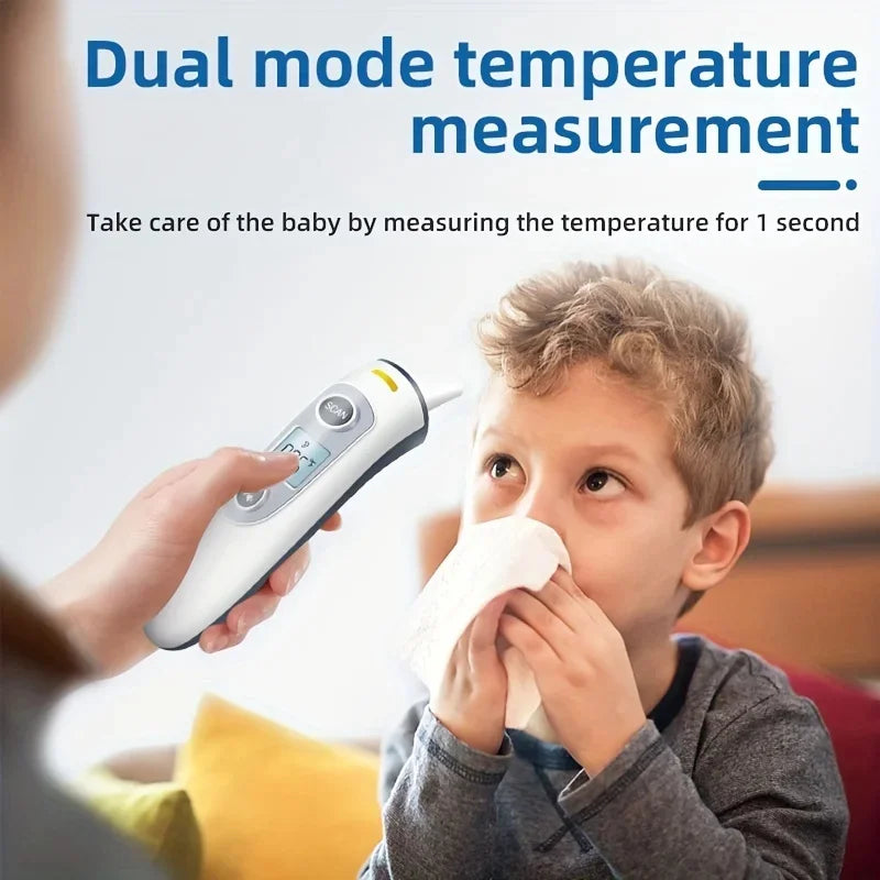 Forehead Thermometer for Adults Baby and Kids Digital Infrared Thermometer Non-Contact Thermometer with LCD Screen Fever Alert