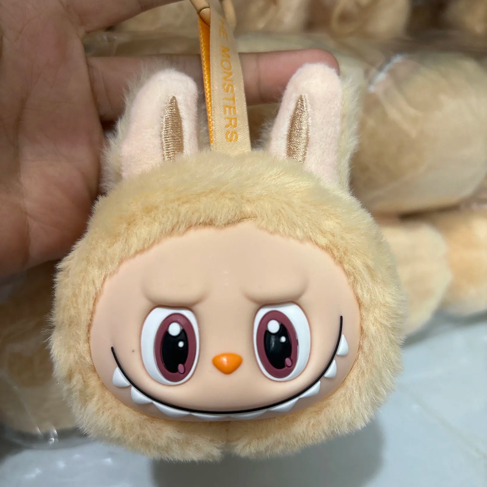 Labubu 2nd Generation Series Multi Color Cute Doll Head Plush Toy Backpack Pendant Keychain Anime Peripheral Mysterious Box Gift
