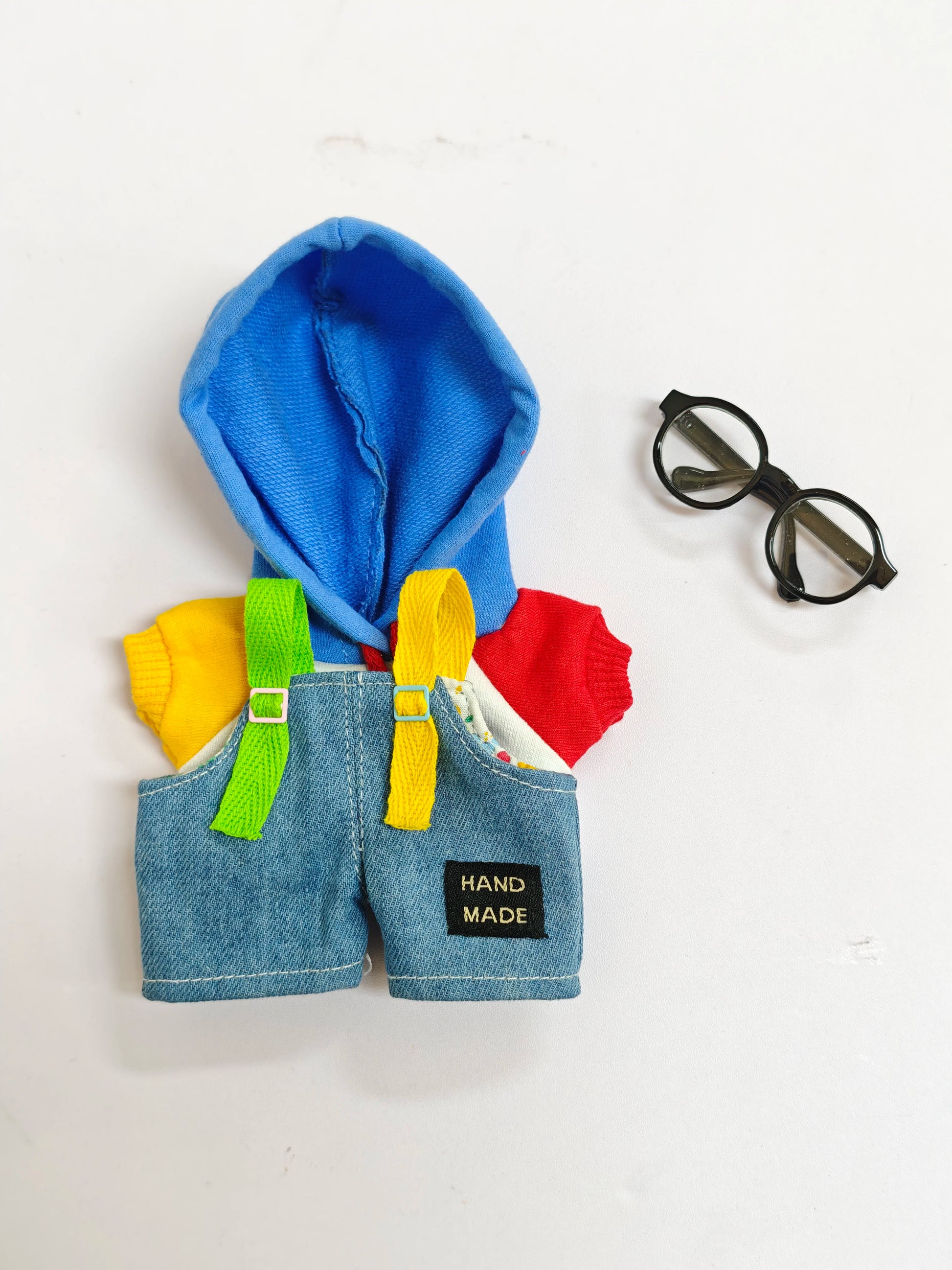17cm labubu clothes outfit Plush doll clothes Macaron Cute Clothing DIY Kid Gift  Dog Clothes Hair accessories v1 v2 clothes