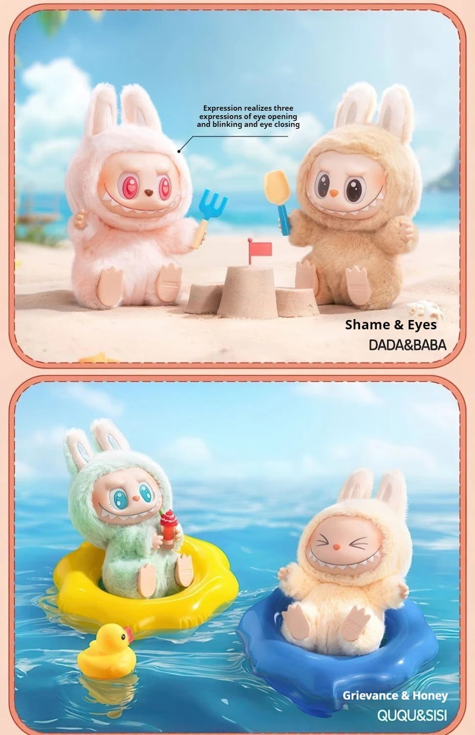 Hot selling anime doll second-generation LABUBU blind box party series vinyl doll keychain pendant toy girlfriend birthday gifts