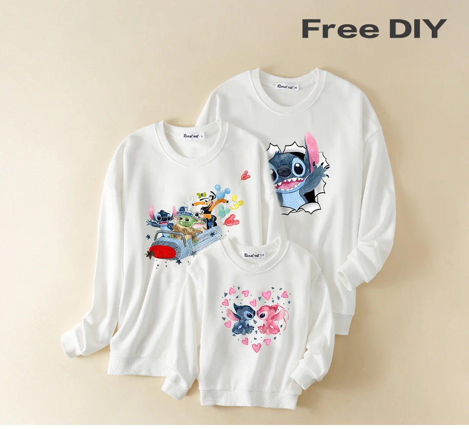 Dad Squad King Lion Toy Story Mickey Stitch Happy Father's Day Iron on Picture on Clothes Strong viscosity Diy Craft