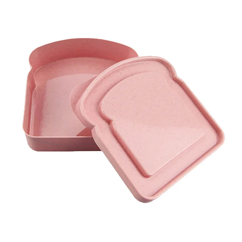 Stitch Sandwich Containers Lunch Box Toast Storage Box with Lid Portable Food Storage Case Reusable Microwave Lunch Case Gifts