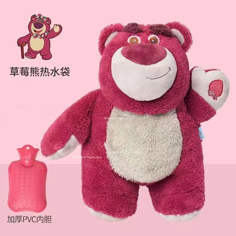 Turo Lilo Stitch Angel Lotso Plush Hand Warm Bag Hot Water Bottles Kawaii Soft Winter Portable Warm Hand Bag Toy Birthday Gifts