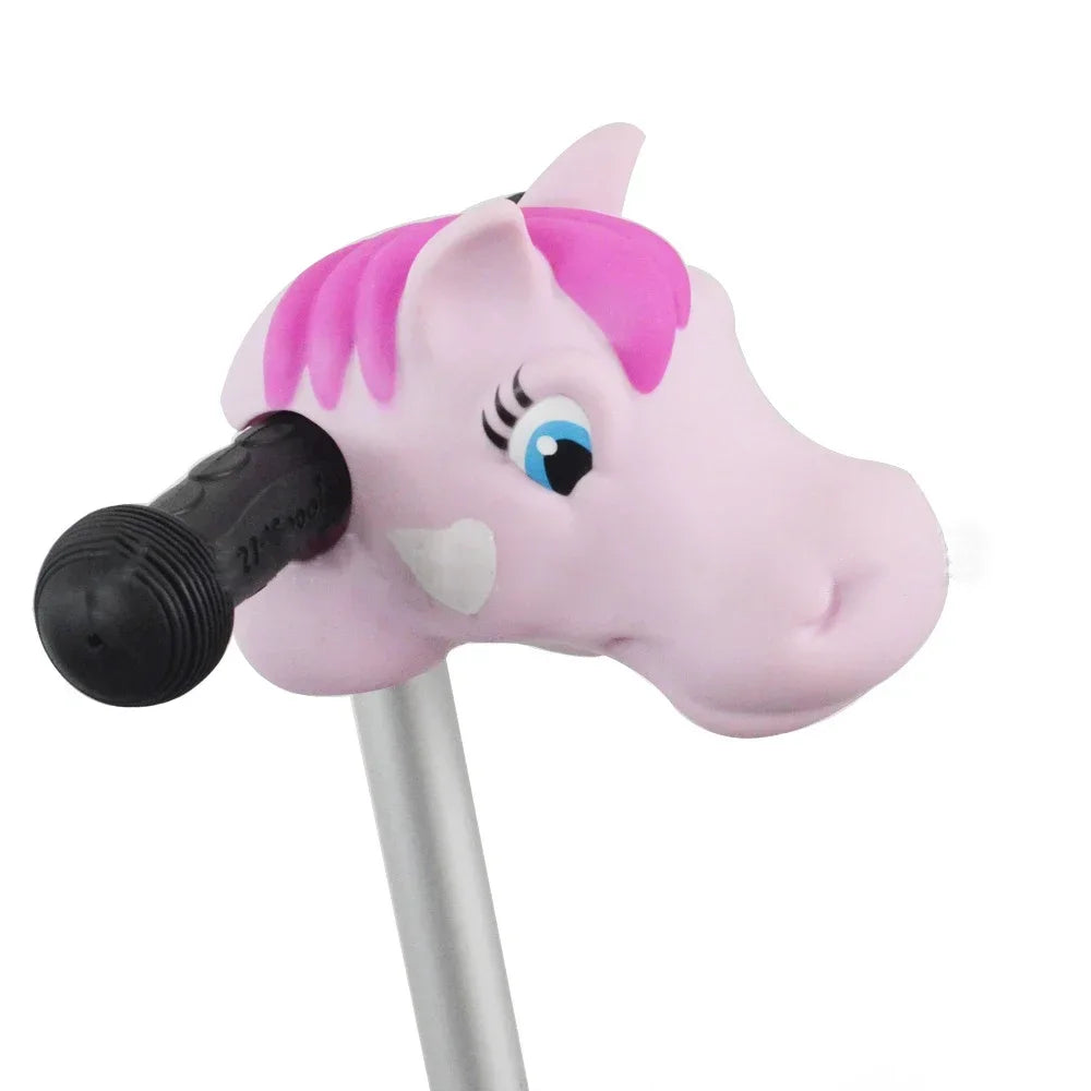 1PC Unicorn Scooter Handlebar for Children Bicycle Head Horse Toy Bicycle Scooter Bike Accessories Handlebar Kids Birthday Gifts