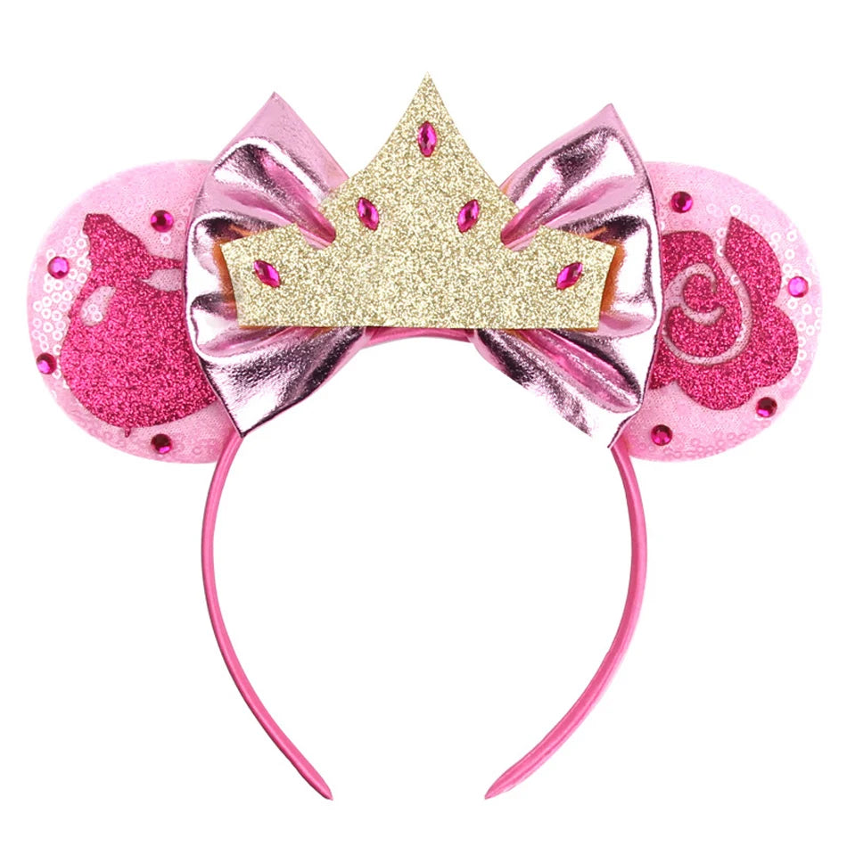 Aurora Pink Princess Dress Girl Sleeping Beauty Cosplay Costume Summer Floral Rose Print Sling Frocks 2-10 Yrs Kids Elegant Gown