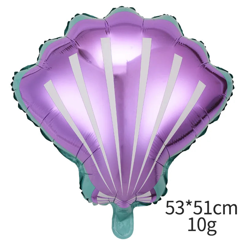 Mermaid Princes Birthday Party Decorations Disposable Tableware Gif Bag Foil Balloon Backdrop Decor Baby Shower Party Supplies