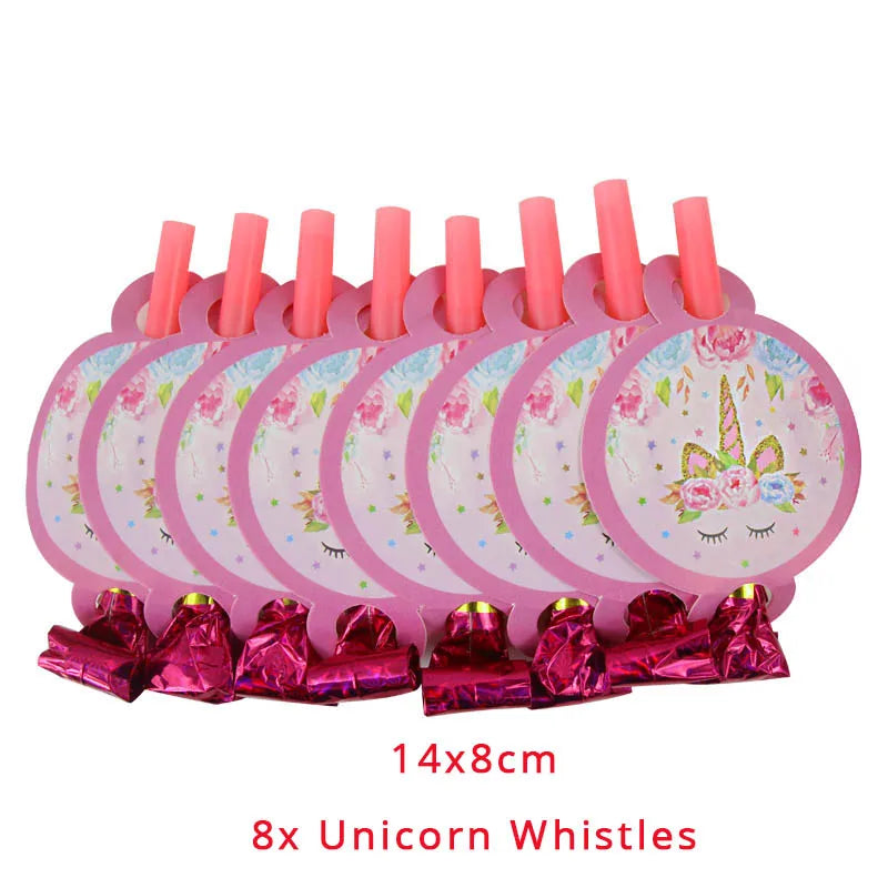 Unicorn Birthday Decorations for Girl Plate Napkin Cup cake topper Unicorn Party Supplies Kids Birthday Party Decor Baby Shower
