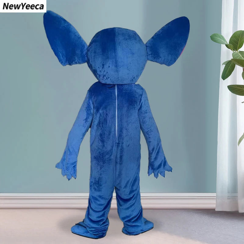 New Blue Lilo & Stitch Mascot Costume Anime Cartoon Character Advertising Fancy Dress Animal Carnival Party Adult Cosplay Suits