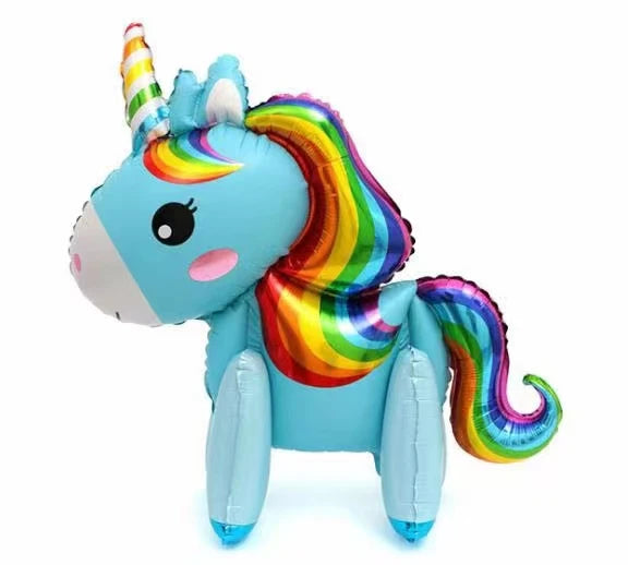 Unicorn Theme Party Decoration Balloon Garland Kit with 3D Unicorn Balloon For Baby Shower Macaron Party Happy Birthday Supplies