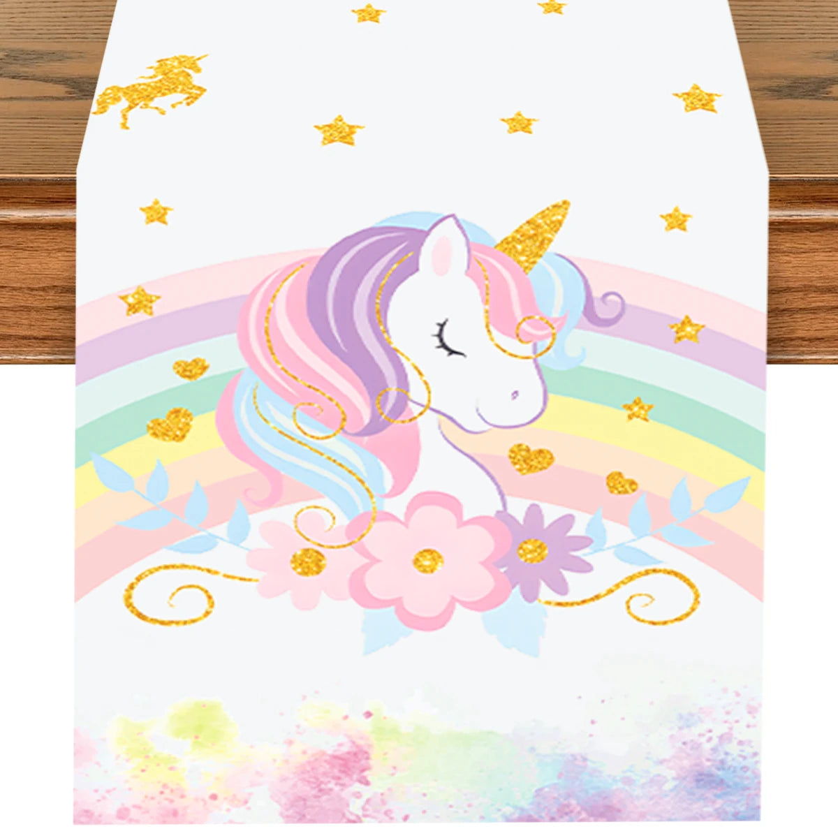 Rainbow Unicorn Disposable Tableware Happy 1st Birthday Party Decorations Kids Favors Gifts Unicorn Baby Shower Girls Supplies