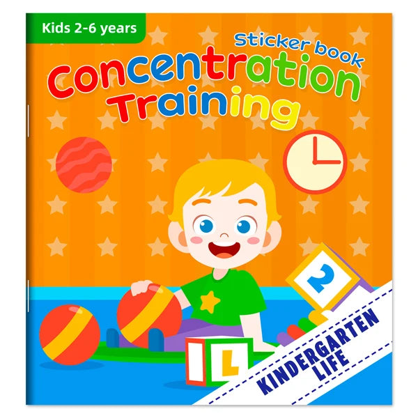 Baby Toys Sticker Book Multiple Scenarios Cartoon DIY Sticker Puzzle Educational Cognition Learning Toys for Kids Age 2-6 Gift