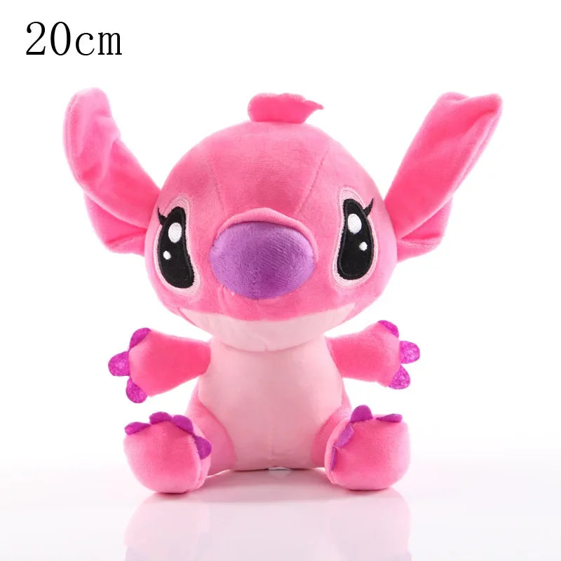 2024Disney 20cm Limited Edition Cloth Fleece Stich Colourful Stuffed Doll Cute Stitch Plush Anime Kid Birthday Gift Children Toy