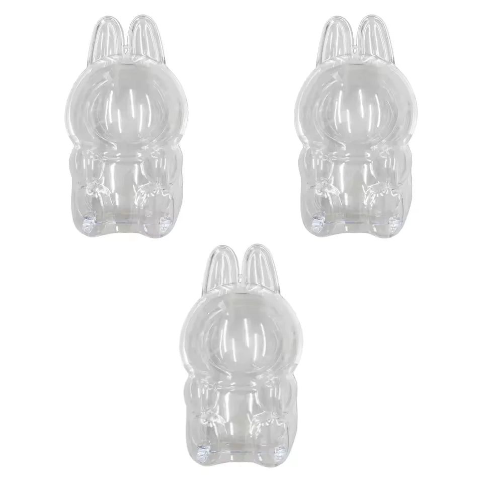 PopMart Monster Labubu V1 V2 Sit Party Transparent Protective Shell Doll Protective Doll Clothes Outfit Doll Accessories