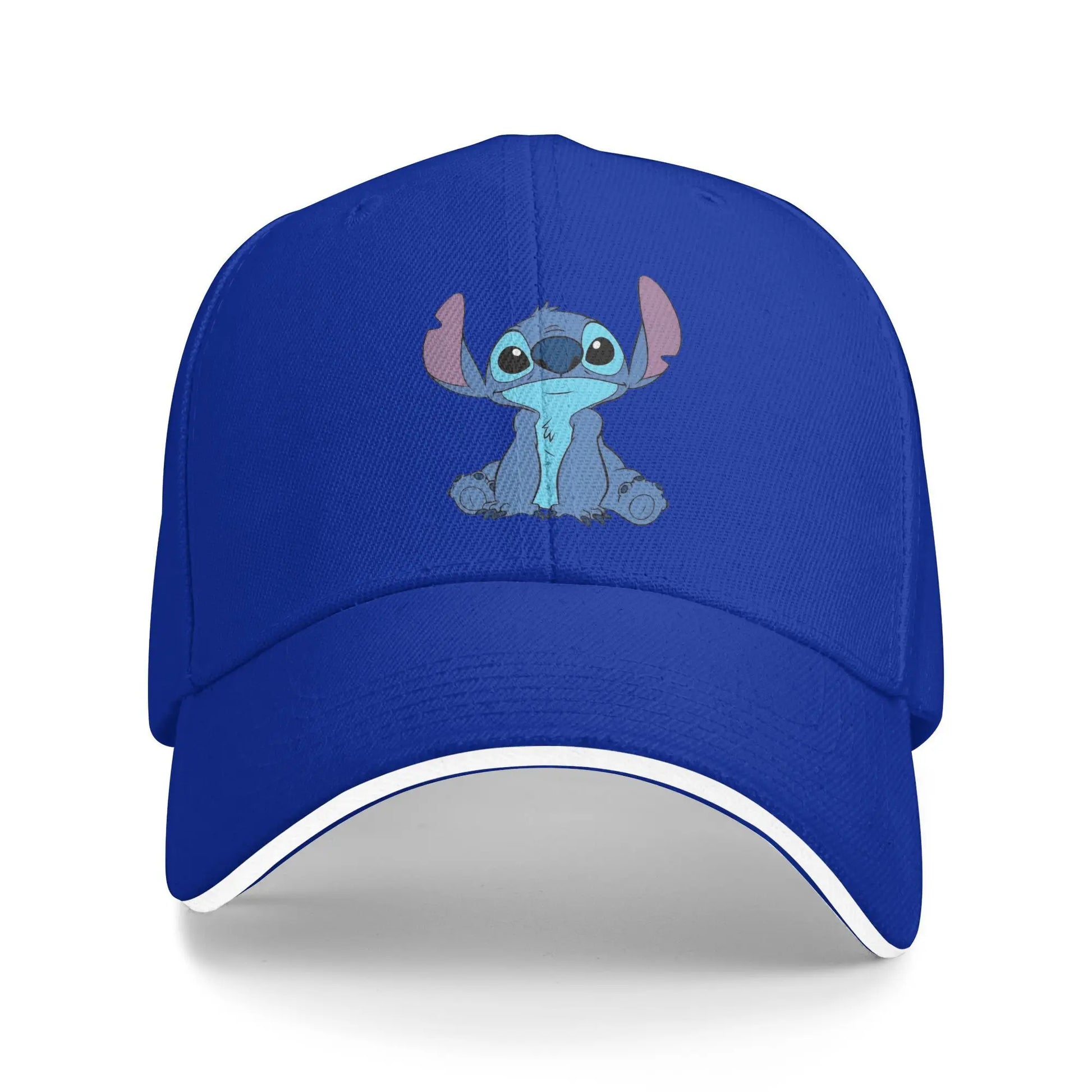 Stitch Angel Lilo Baseball Caps Vintage Kawaii Anime  Sandwich Cap for Men Women Adjustable Dad Hat Outdoor