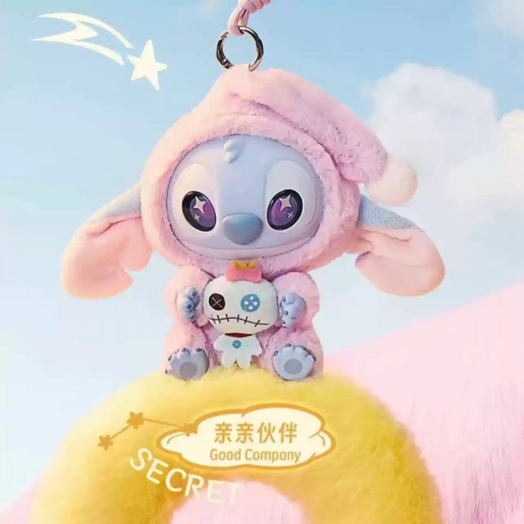 Genuine Stitch Eat Something Before Sleep Series Plush Blind Box Vinyl Toy Cute Doll Mystery Box Bag Pendant Decor for Girl Gift