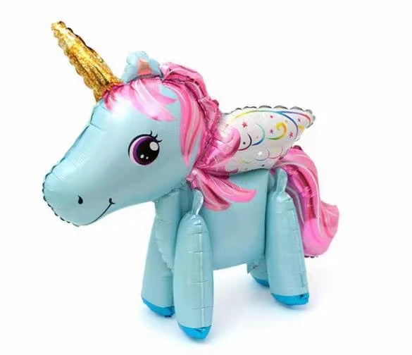 Unicorn Theme Party Decoration Balloon Garland Kit with 3D Unicorn Balloon For Baby Shower Macaron Party Happy Birthday Supplies