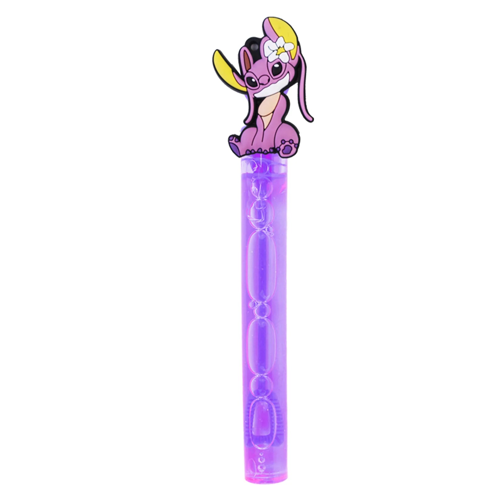 1set Lilo&Stitch Bubble Stick Cartoon Portable Mini Bubble Stick Cartoon Bubble Blowing Stick Children's Toy Birthday Party Gift