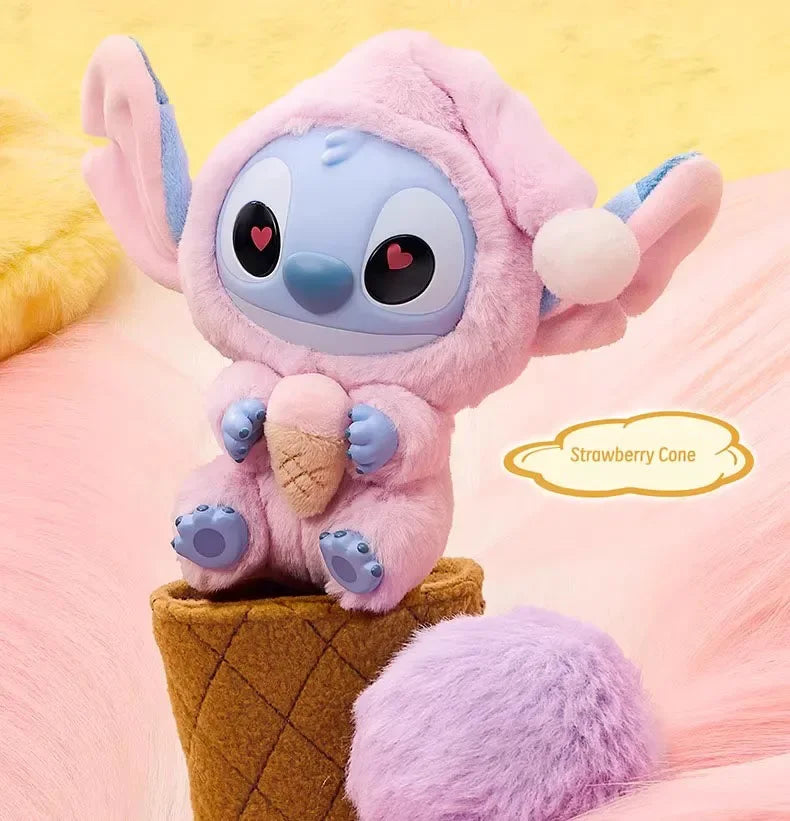 New Stitch Eat Something Before Sleep Series Plush Blind Box Vinyl Toys Cute Doll Mystery Box Bag Pendant Decor Gift