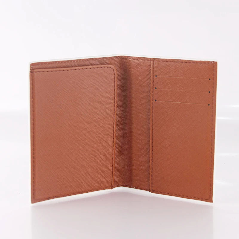 Anime Cartoon Passport Cover Women Girl ID Bank Card Address Holder Boarding Travel Accessories PU Leather Passport Case Wallet