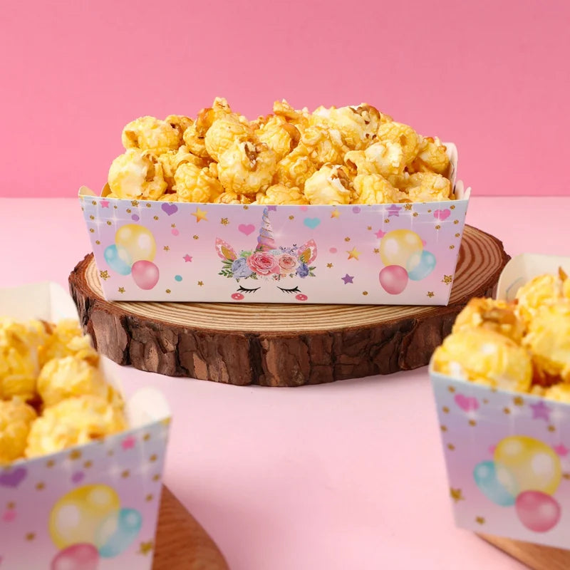Unicorn Snack Boxes Rainbow Unicorn Birthday Party Decoration Wedding Girls Birthday Party Supplies  Baby Shower Decoration