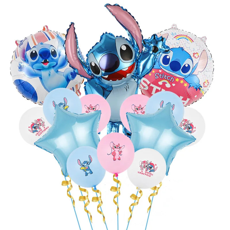 Lilo And Stitch Birthday Decorations Stitch Birthday Girl Party Decor Supplies Balloons Backdrop Banner Plates Cups Tablecloth