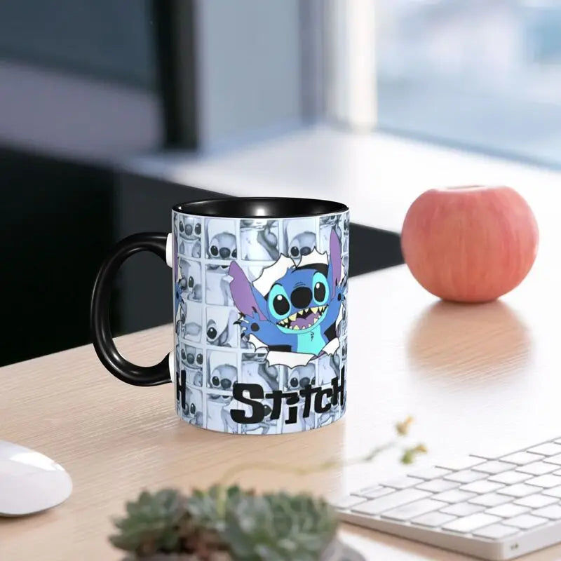 Stitch Mug Fun Coffee Cup Gift For Women Men