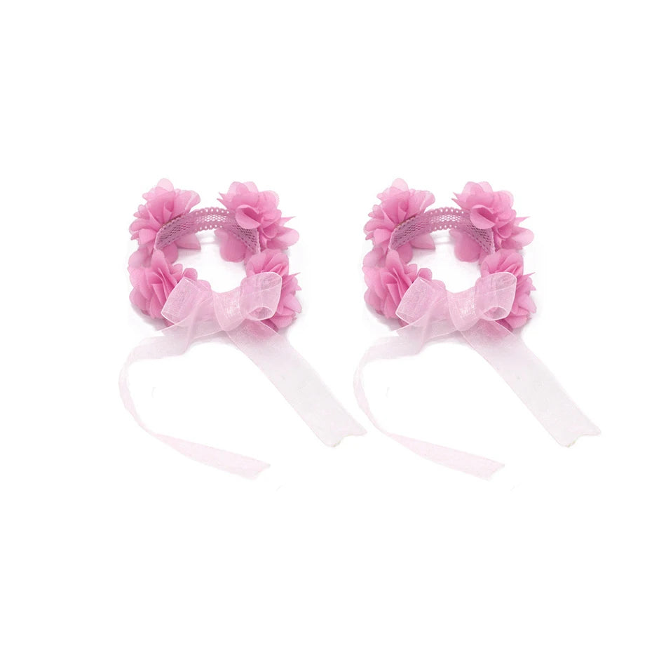 Aurora Pink Princess Dress Girl Sleeping Beauty Cosplay Costume Summer Floral Rose Print Sling Frocks 2-10 Yrs Kids Elegant Gown