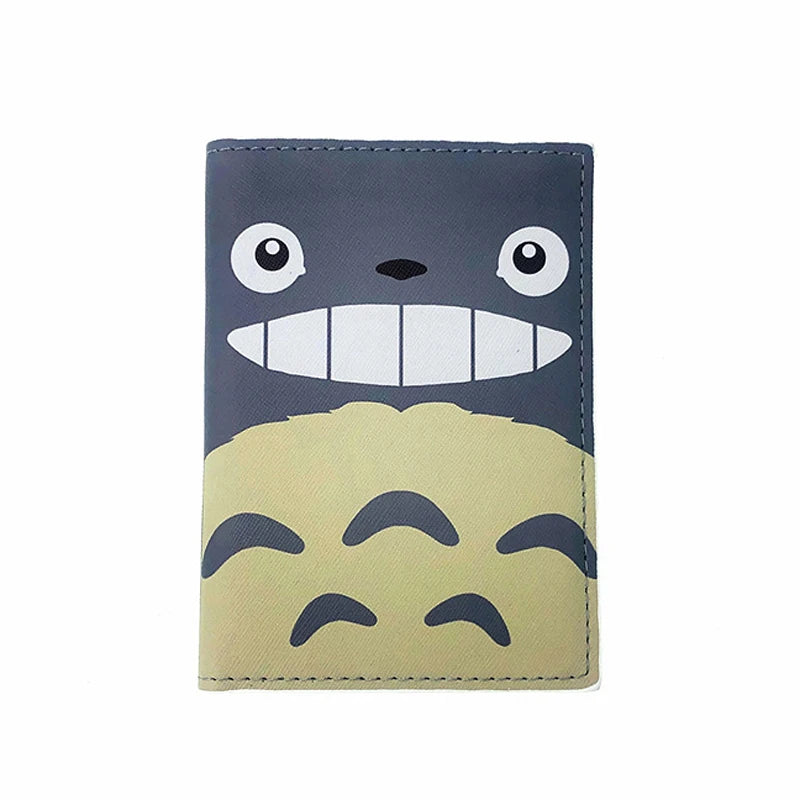 Anime Cartoon Passport Cover Women Girl ID Bank Card Address Holder Boarding Travel Accessories PU Leather Passport Case Wallet