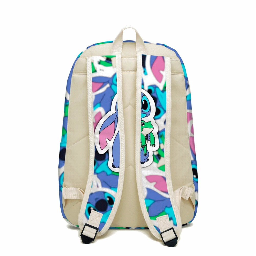 MINISO Lilo & Stitch Angel Cosplay Costume Backpack Computer School Bag Xmas Gift