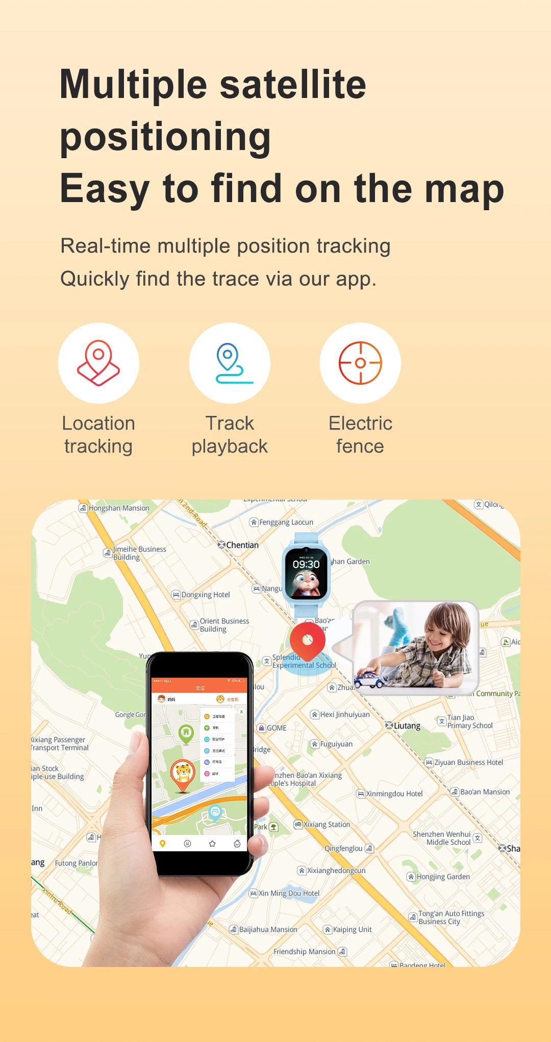 K26 Kids Smart Watch for Children GPS Positioning 4G Sim Card SOS Phone Call Waterproof Voice Video Monitoring 5Days HD Camera